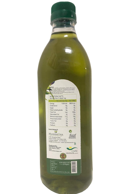 Kinsfolk Organic Extra Virgin Olive Oil ((IMPORTED Oil From Spain)) - 1 Ltr