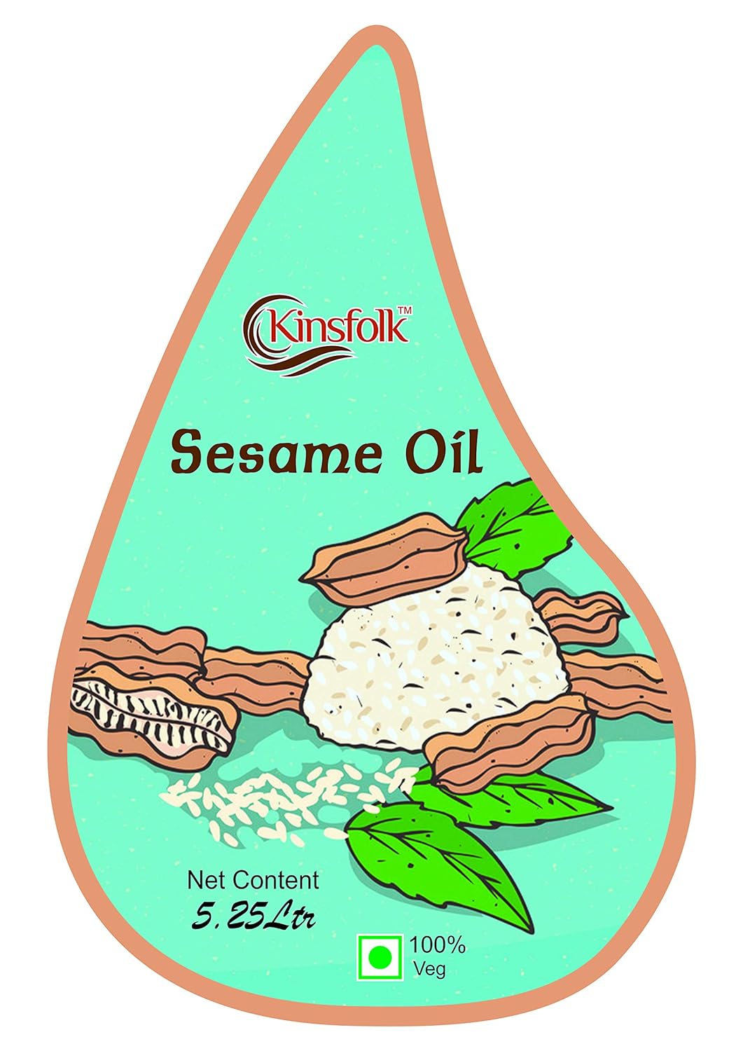 Kinsfolk Cold Pressed Gingelly/Sesame Oil