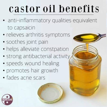 Kinsfolk CASTOR Oil ((100% Pure COLD PRESSED)) For HAIR GROWTH - 2 Ltr PET