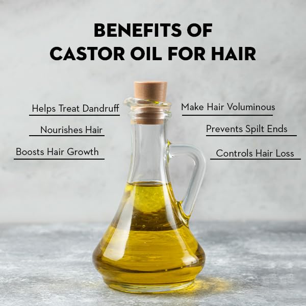 Kinsfolk CASTOR Oil ((100% Pure COLD PRESSED)) For HAIR GROWTH - 2 Ltr PET