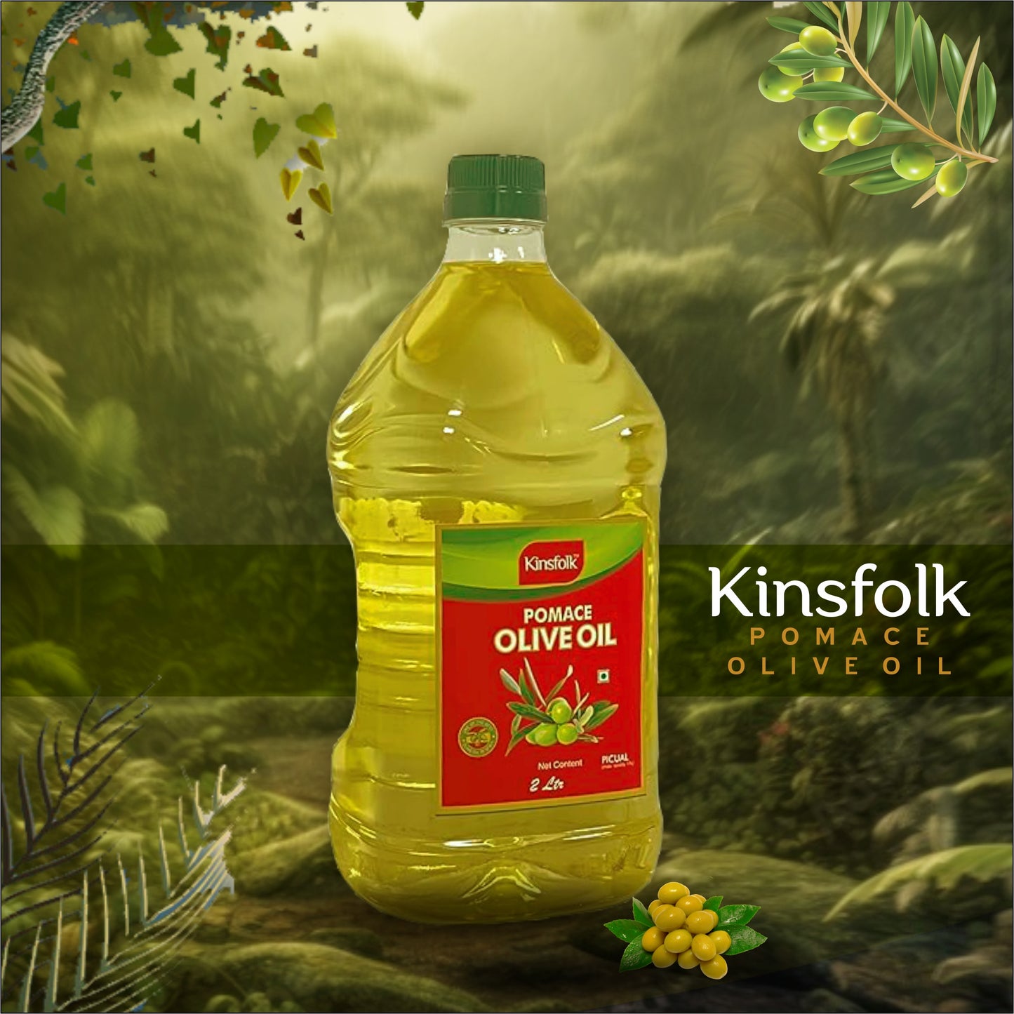 Kinsfolk POMACE Olive Oil - 2 Ltr PET